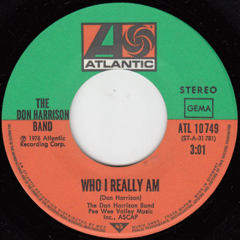 The Don Harrison Band : Sixteen Tons (7", Single)