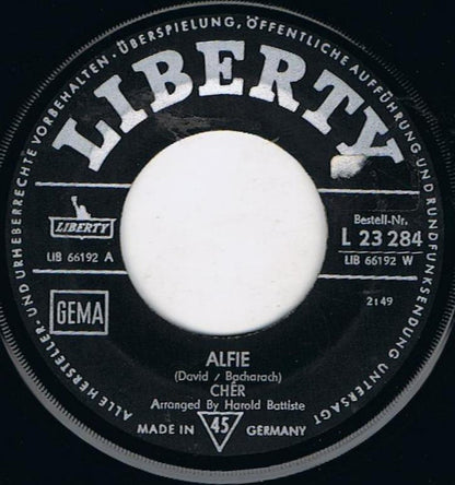 Cher : Alfie (7", Single)