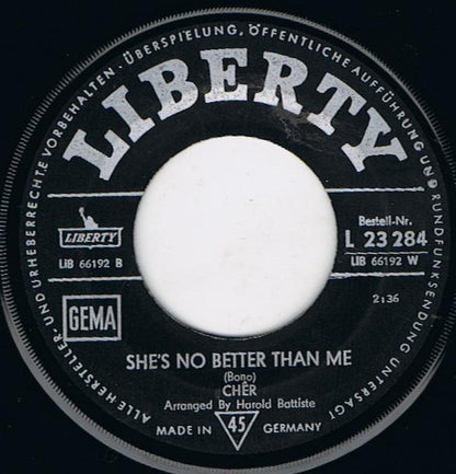 Cher : Alfie (7", Single)