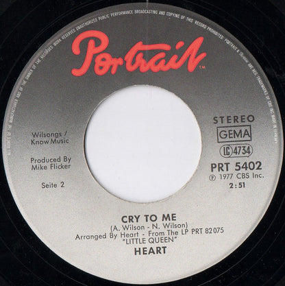 Heart : Barracuda (7", Single)