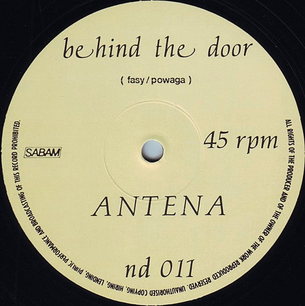 Antena : Life Is Too Short (12")