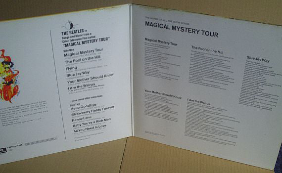 The Beatles : Magical Mystery Tour (LP, Album, Comp, RE, RM, DMM)