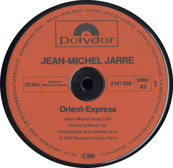 Jean-Michel Jarre : Orient Express / Equinoxe IV (12", Maxi)