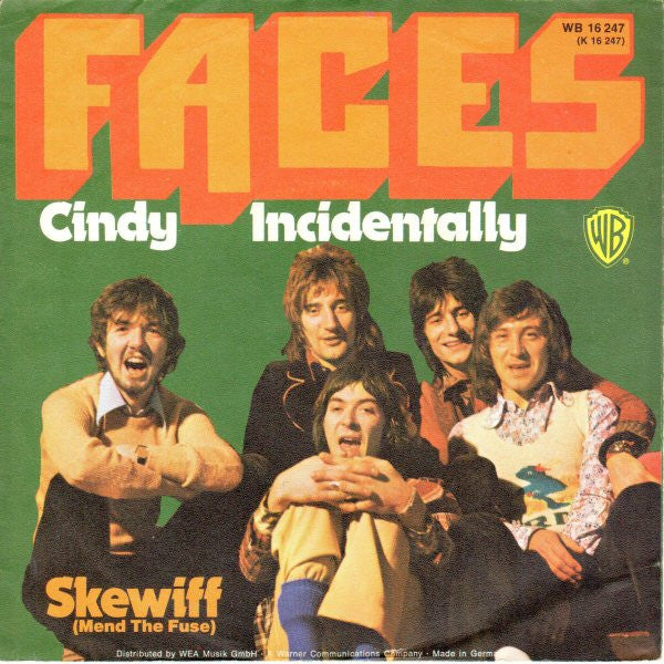 Faces (3) : Cindy Incidentally (7", Single)