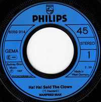 Manfred Mann : Ha! Ha! Said The Clown / My Name Is Jack (7", Single)
