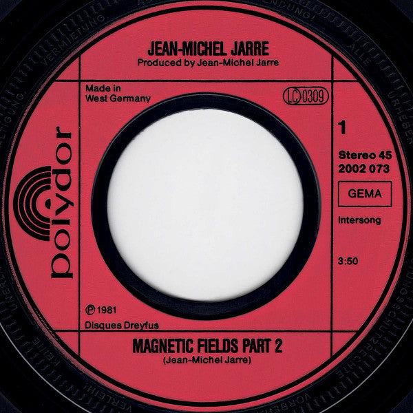 Jean-Michel Jarre : Magnetic Fields Part 2 (7", Single)