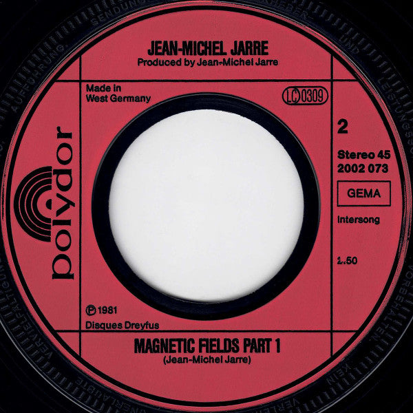 Jean Michel Jarre* : Magnetic Fields Part 2 (7", Single)