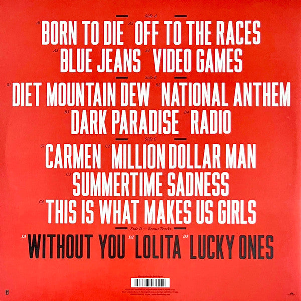 Lana Del Rey : Born To Die (2xLP, Album)