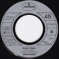 Nina Hagen : Berlin / Erfurt + Gera (7", Single)
