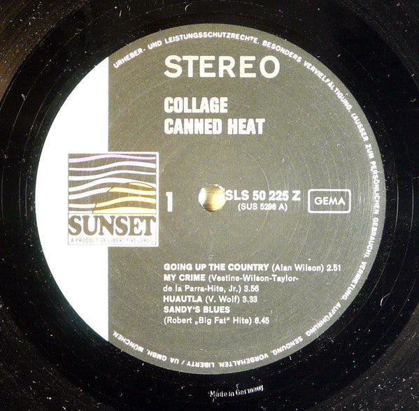 Canned Heat : Collage (LP, Comp)