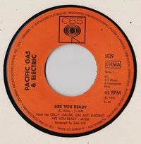 Pacific Gas & Electric : Are You Ready (7", Single)