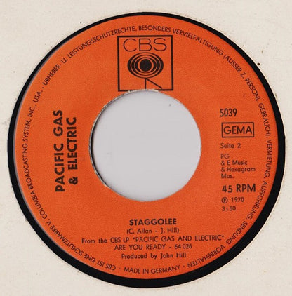 Pacific Gas & Electric : Are You Ready (7", Single)