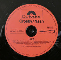 Crosby-Nash* : Live (LP, Album)