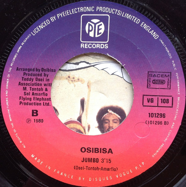 Osibisa : Pata Pata / Jumbo (7", Single)