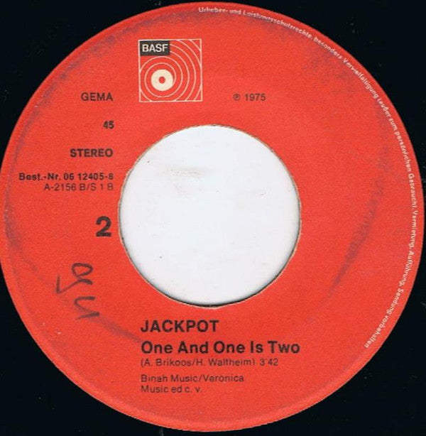 Jackpot : Dance, Dance, Dance (7", Single)