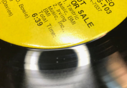 David Bowie : Space Oddity, Moonage Daydream, Life On Mars?, It Ain't Easy (7", EP, Promo)