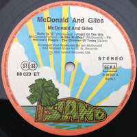 McDonald & Giles : McDonald And Giles (LP, Album, RE, Gat)