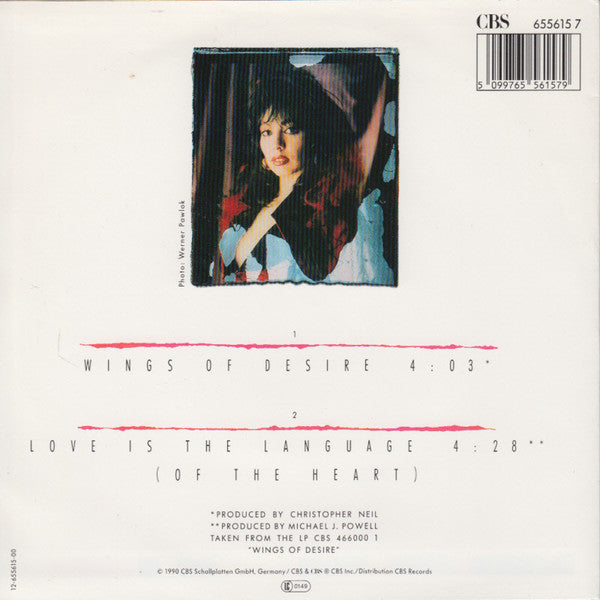 Jennifer Rush : Wings Of Desire (7", Single)
