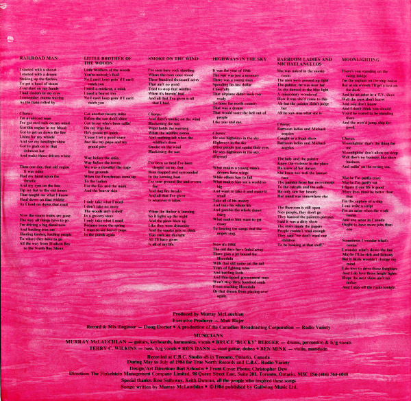 Murray McLauchlan : Heroes (LP, Album)