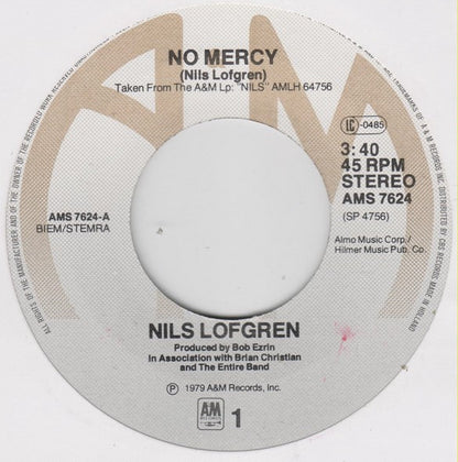 Nils Lofgren : No Mercy (7", Single)