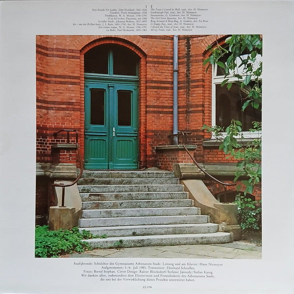 Schulchor Athenaeum : Schulchor Athenaeum (LP)