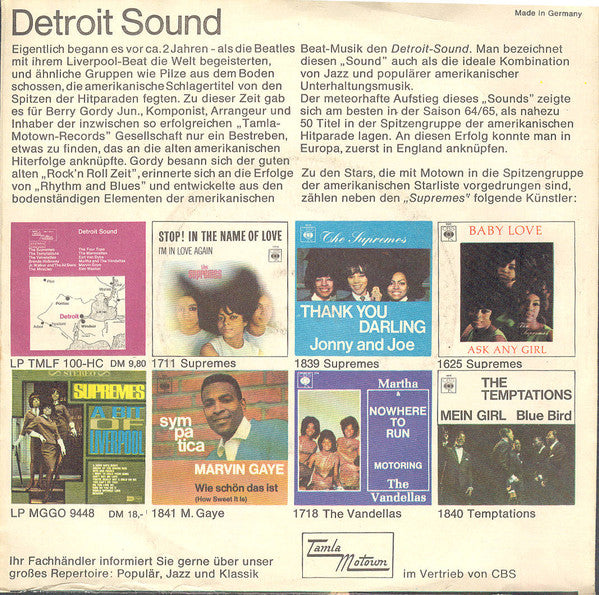 The Supremes : Nothing But Heartaches (7", Single)