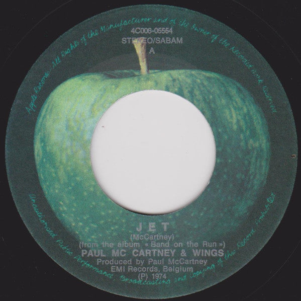 Paul McCartney & Wings* : Jet / Let Me Roll It (7")