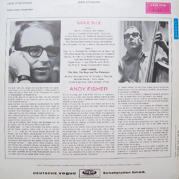 Andy Fisher : Max Nix (LP)