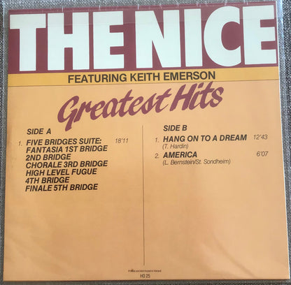 The Nice Featuring Keith Emerson : The Nice / Greatest Hits (LP, Comp)