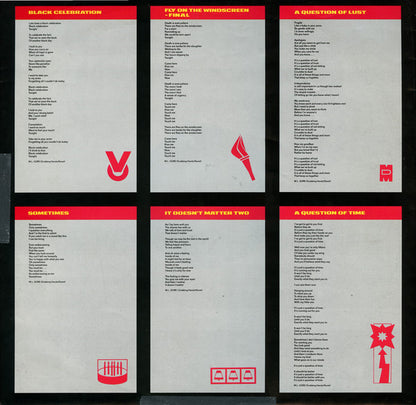 Depeche Mode : Black Celebration (LP, Album, M/Print, Gre)