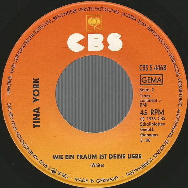 Tina York : Gib' Dem Glück Eine Chance (7", Single)