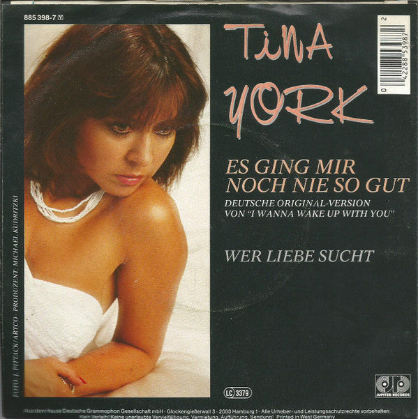 Tina York : Es Ging Mir Noch Nie So Gut (7", Single)