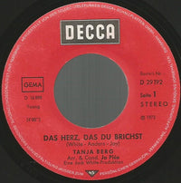 Tanja Berg : Das Herz Das Du Brichst (7", Single)