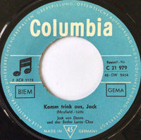 Jack Van Doorn und Der Botho Lucas-Chor* : Komm Trink Aus, Jack / Brigitte Bardot (7", Single)