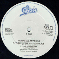 Mental As Anything : Live It Up (12", Single, RP)