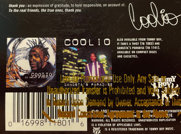 Coolio : My Soul (2xLP, Album, Promo)