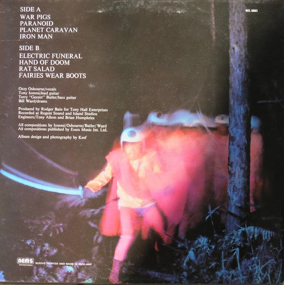 Black Sabbath : Paranoid (LP, Album, RE)