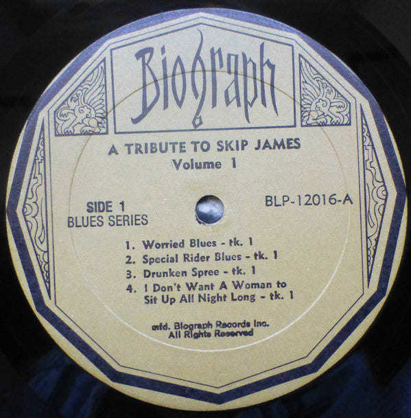 Skip James : 'A Tribute To Skip James'  Volume One (LP, Album)