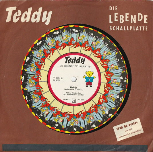Kölner Kinderchor* Ltg. Hans-Günter Lenders : Eins, Zwei, Drei Und Vier / Hei-Jo (Flexi, 8", bla)