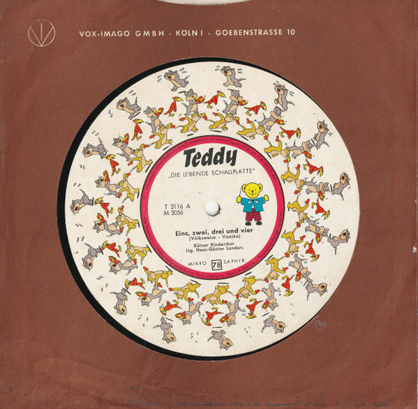 Kölner Kinderchor* Ltg. Hans-Günter Lenders : Eins, Zwei, Drei Und Vier / Hei-Jo (Flexi, 8", bla)