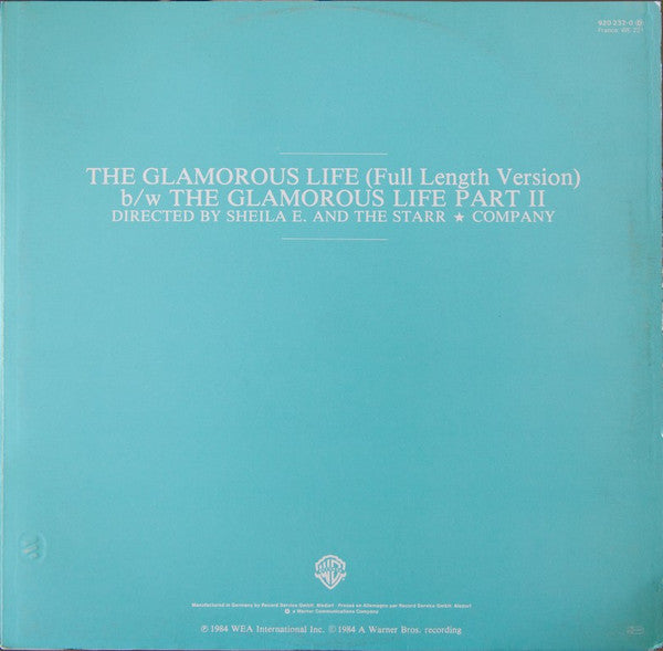 Sheila E. : The Glamorous Life (12")