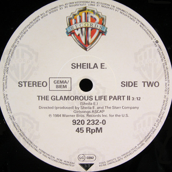 Sheila E. : The Glamorous Life (12")