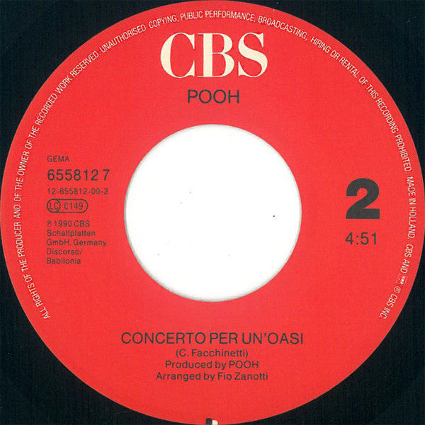 Pooh : Uomini Soli (7", Single)