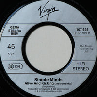 Simple Minds : Alive & Kicking (7", Single)