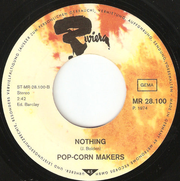 The Popcorn Makers : Tchip Tchip (7", Single)