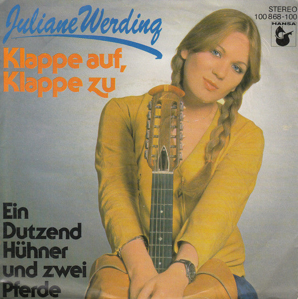 Juliane Werding : Klappe Auf, Klappe Zu (7", Single)