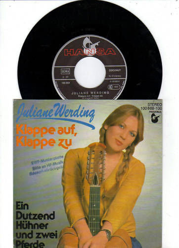 Juliane Werding : Klappe Auf, Klappe Zu (7", Single)