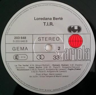 Loredana Bertè : T.I.R. (LP, Album)