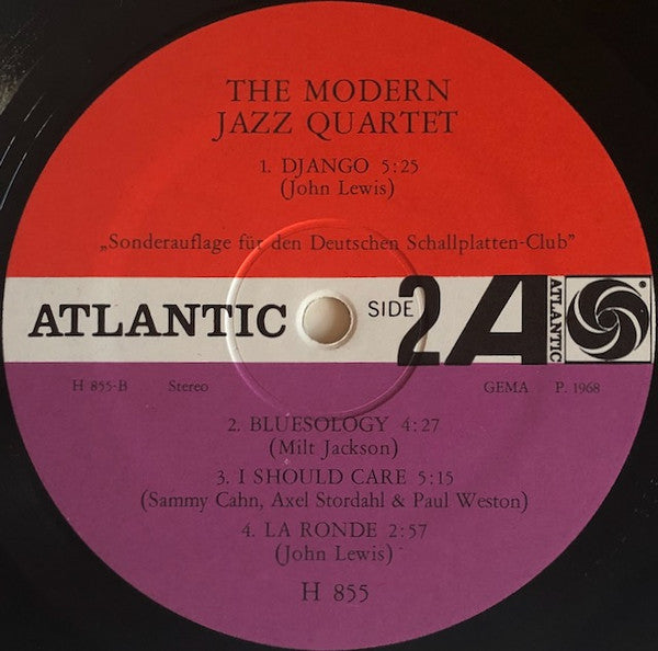 The Modern Jazz Quartet : The Modern Jazz Quartet (LP, Comp, Club)
