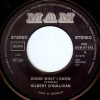 Gilbert O'Sullivan : I, Of Course, Replied (7", Single, Emb)